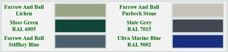 The Metal Paint Colours